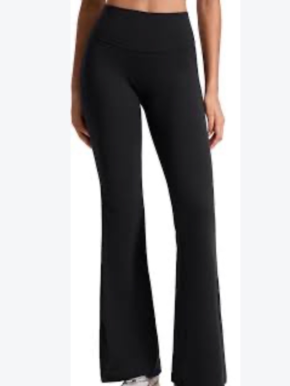 Amazon Black High-Rise Flare Pants#M17